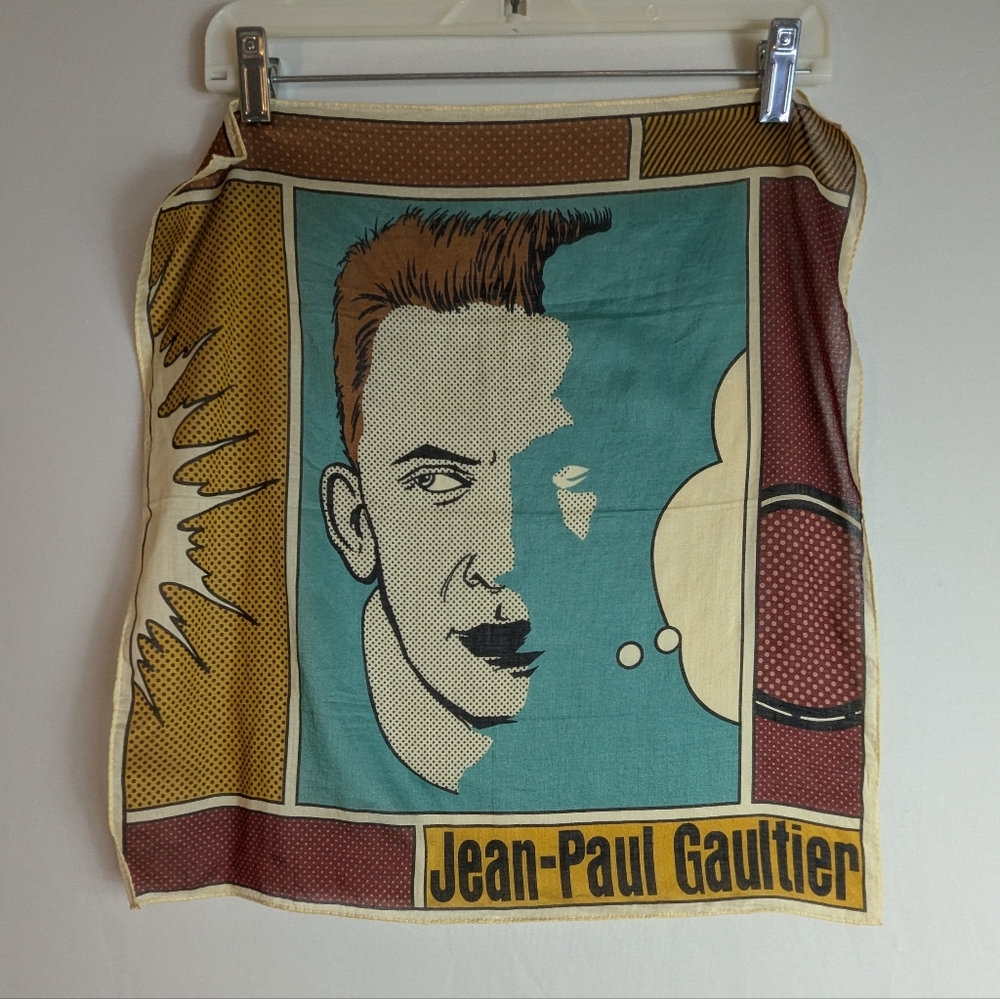 Jean Paul Gaultier Pop Art Face Scarf